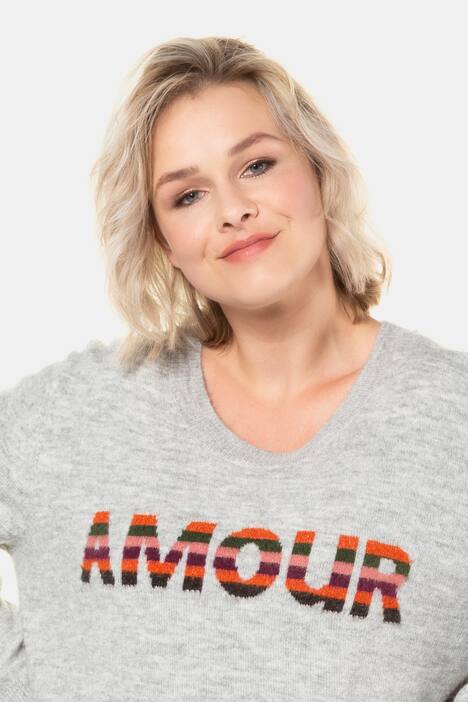 Pullover, Motiv AMOUR, kuschelweich