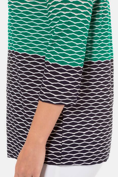Shirt, Farbverlauf, Classic, Strukturjersey, selection
