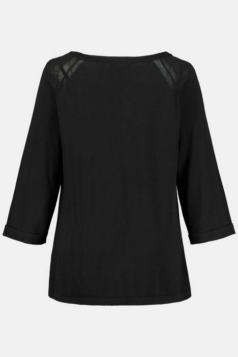 Pullover, lange Seitenschlitze, oversized, selection