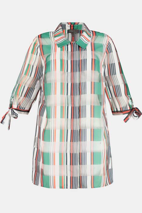 Blusenjacke, Ausbrenner, Schleifenmanschetten, selection