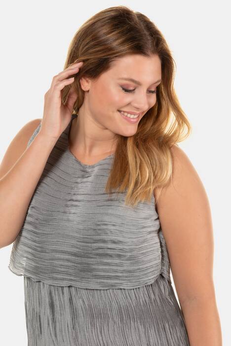 Kleid, Plissee, Lagenlook, gefüttert, selection
