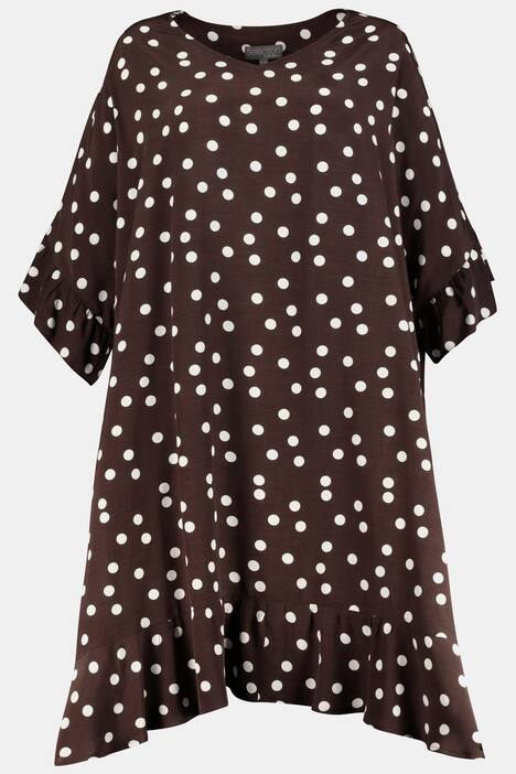 Kleid, Polka Dots, Oversized, Volants, selection