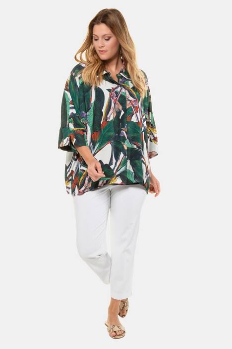 Bluse, Dschungel-Design, Oversized, selection