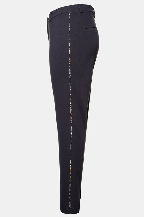 Hose Sophie, Galonpaspel, schmale Form, Punto-Jersey