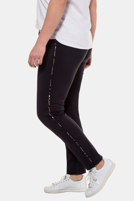 Hose Sophie, Galonpaspel, schmale Form, Punto-Jersey