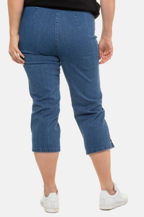 7/8 Jeans Mony, gerade Form, Zippertaschen, querelastisch