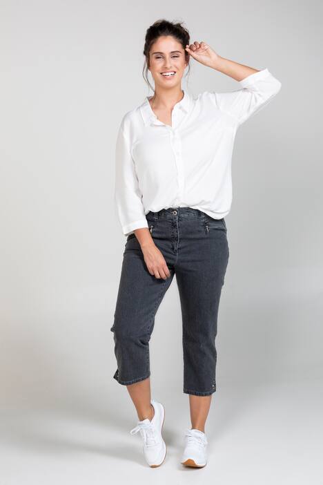 Stretchjeans 'Mony' i highwaterlängd