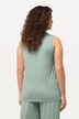 Top smanicato dalla vestibilità classica con scollo a V