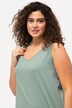 Top smanicato dalla vestibilità classica con scollo a V