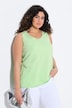 Top smanicato dalla vestibilità classica con scollo a V