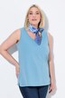 Top smanicato dalla vestibilità classica con scollo a V