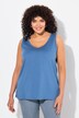 Top smanicato dalla vestibilità classica con scollo a V