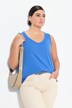 Top smanicato dalla vestibilità classica con scollo a V