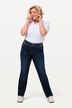 Jeans Mandy, recht 5-pocketmodel, comfortabele tailleband, stretch