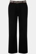 Jean Mary ceinture confortable et jambe large, coupe 5 poches