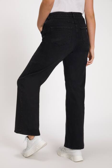 Jeans Mary, weites Bein, 5-Pocket-Schnitt, Komfortbund