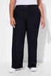 Jeans Mary med vide ben, 5 lommer, komfortlinning