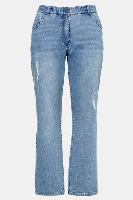 Jeans Mandy, destroyed, 5-Pocket, gerade