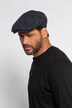 Casquette en mélange de laine à motif chevrons