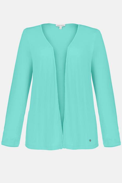 Sweatjacke, offene Form, Langarm