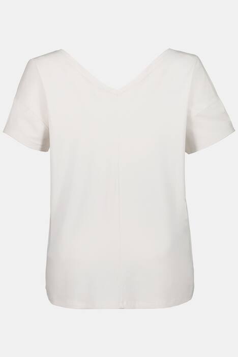 T-Shirt, V-Ausschnitt, Oversized
