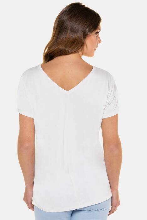 T-Shirt, V-Ausschnitt, Oversized