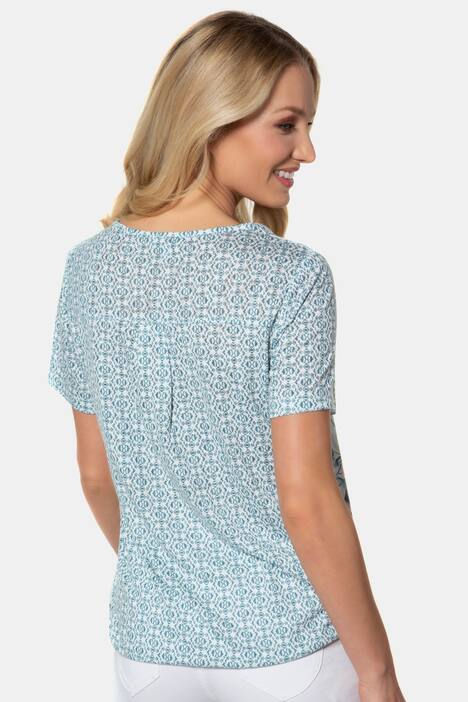 T-Shirt, Mustermix, elastischer Saum