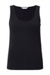 Basic top, široký výstřih, streč žerzej