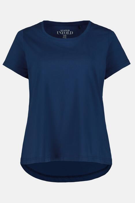 basic shirt, afgeronde zoom