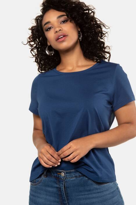 basic shirt, afgeronde zoom
