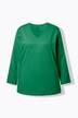 Shirt, V-hals, relaxed, lange mouw