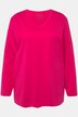 Shirt, V-hals, relaxed, lange mouw