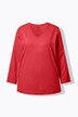 Shirt, V-hals, relaxed, lange mouw