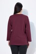 T-shirt, V-udskæring, afslappet pasform med lange ærmer