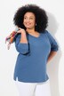 T-shirt coupe Relaxed Fit, décolleté en V et manches longues