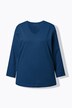 T-shirt, V-udskæring, afslappet pasform med lange ærmer
