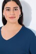 T-shirt, V-udskæring, afslappet pasform med lange ærmer