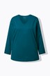 T-shirt coupe Relaxed Fit, décolleté en V et manches longues
