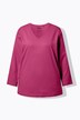 Shirt, V-hals, relaxed, lange mouw