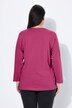 Shirt, V-hals, relaxed, lange mouw