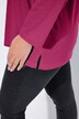 Shirt, V-hals, relaxed, lange mouw