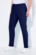 Pantaloni elasticizzati modello Sienna di bengalina con taglio della gamba aderente e cintura elastica