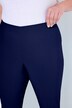 Pantaloni elasticizzati modello Sienna di bengalina con taglio della gamba aderente e cintura elastica