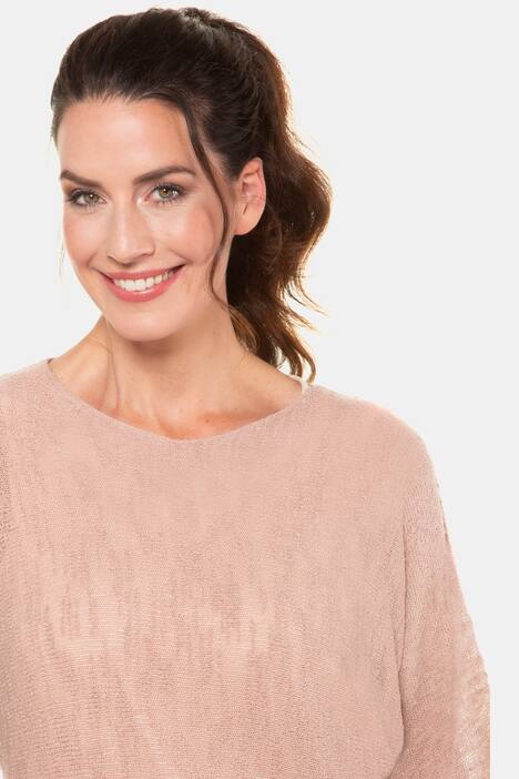 Pullover, Leichtstrick, lässig weit, Flammgarn