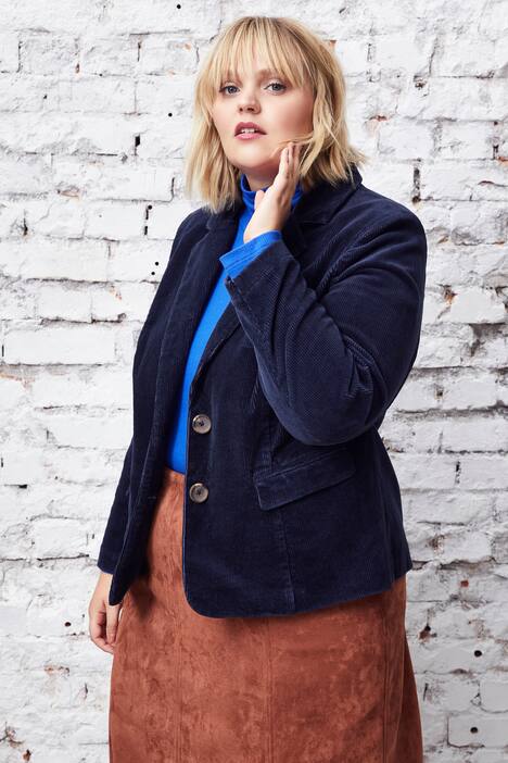 Corduroy Two Button Blazer