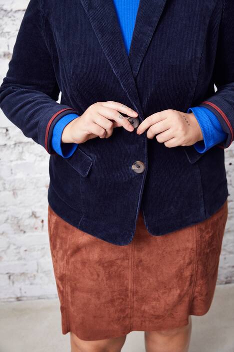 Corduroy Two Button Blazer