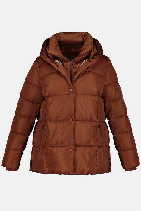 Vest Inset Quilted Lined Jacket