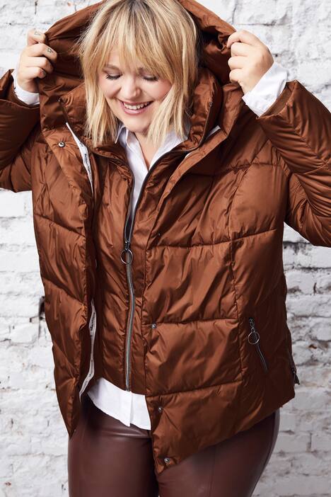 Vest Inset Quilted Lined Jacket