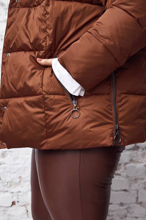 Vest Inset Quilted Lined Jacket