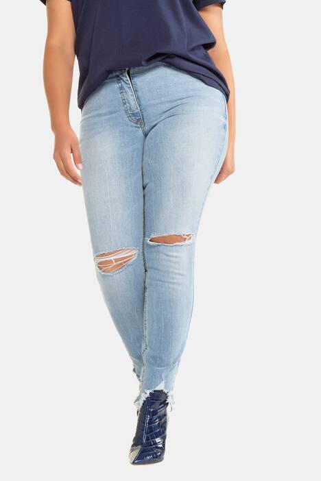 Skinny, destroyed, 5-Pocket, schmal und bequem